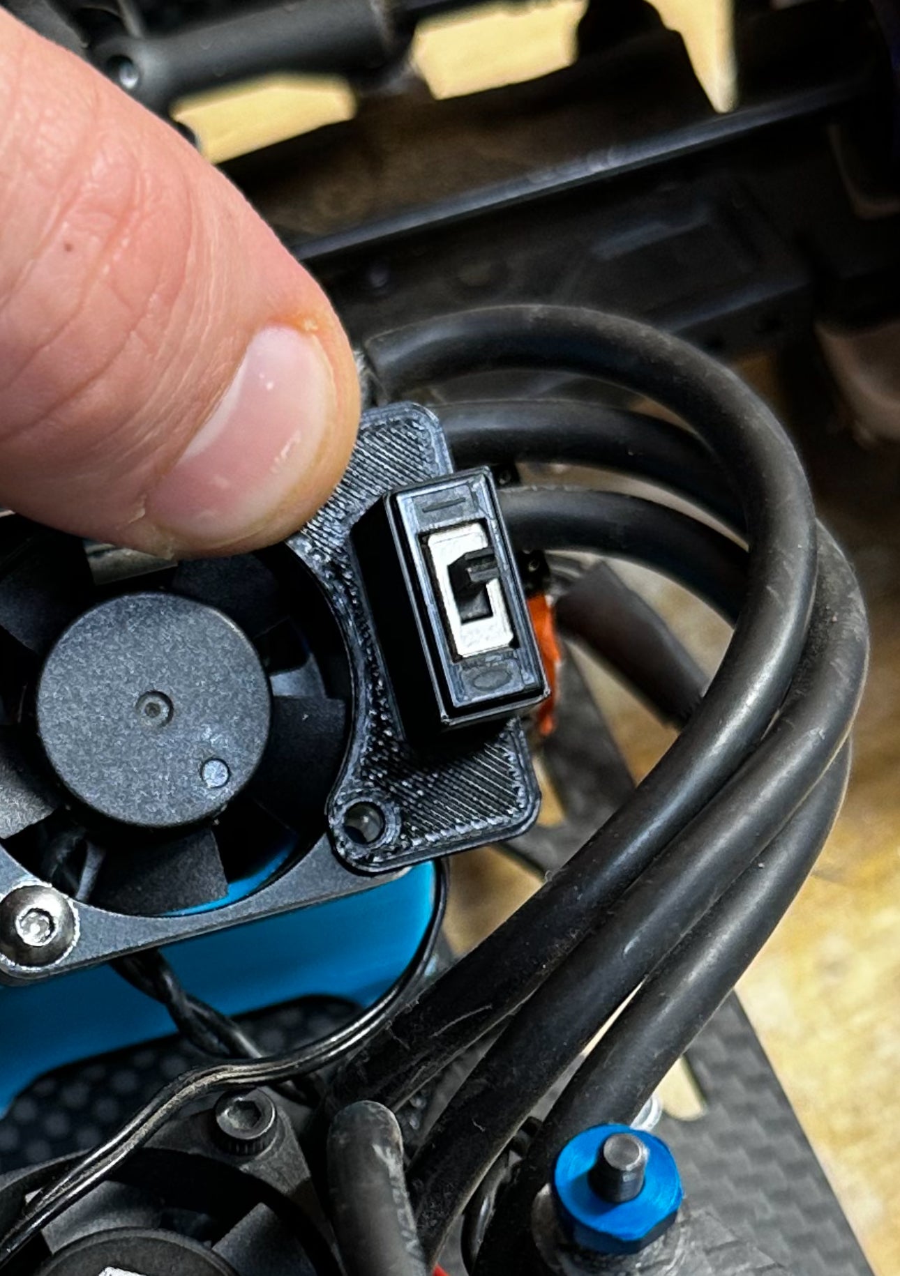 maclan esc switch mount for 30mm fan bolt pattern