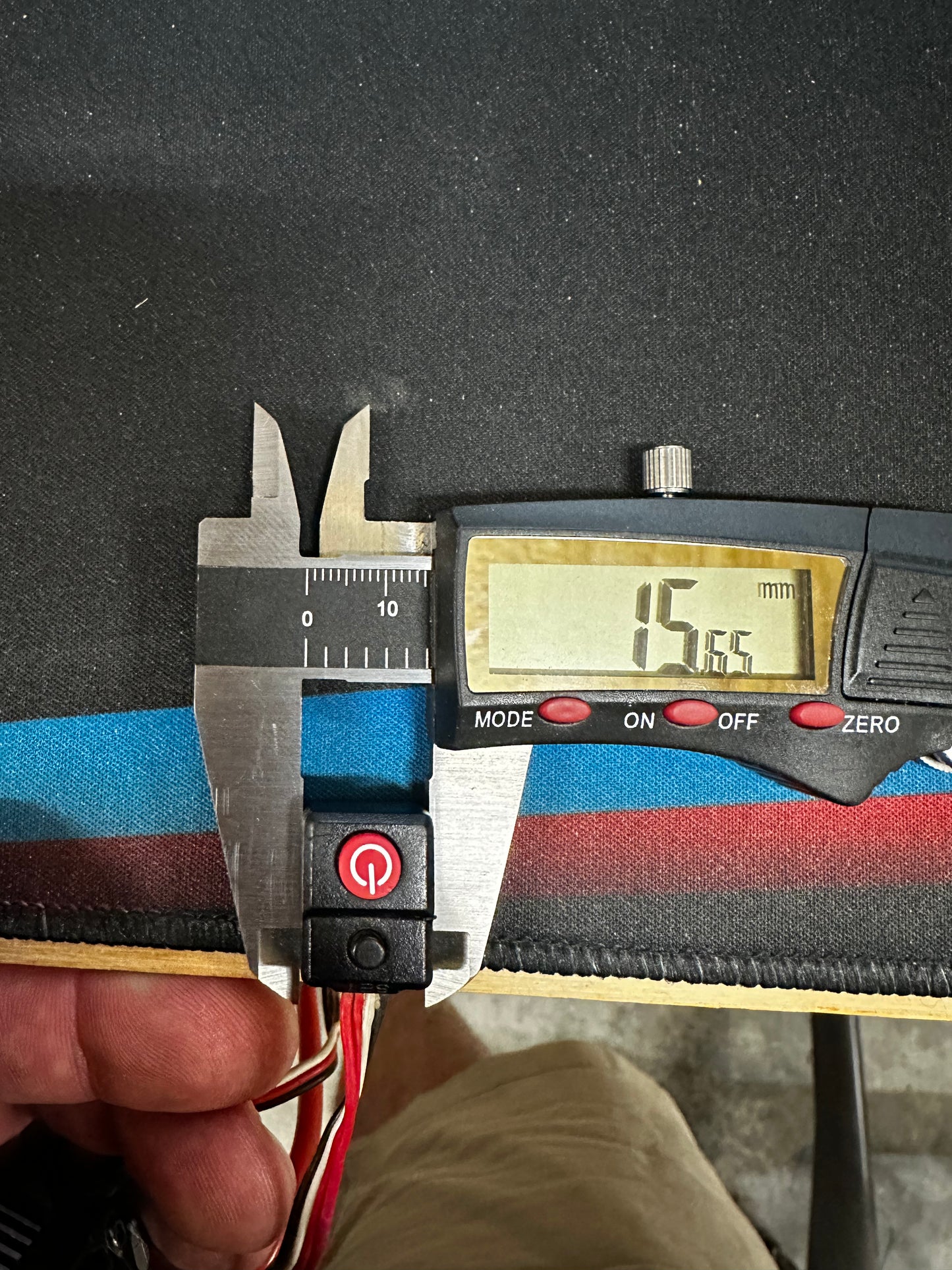 Smaller sized hobbywing switch mount for rc8b4/t4 series.
