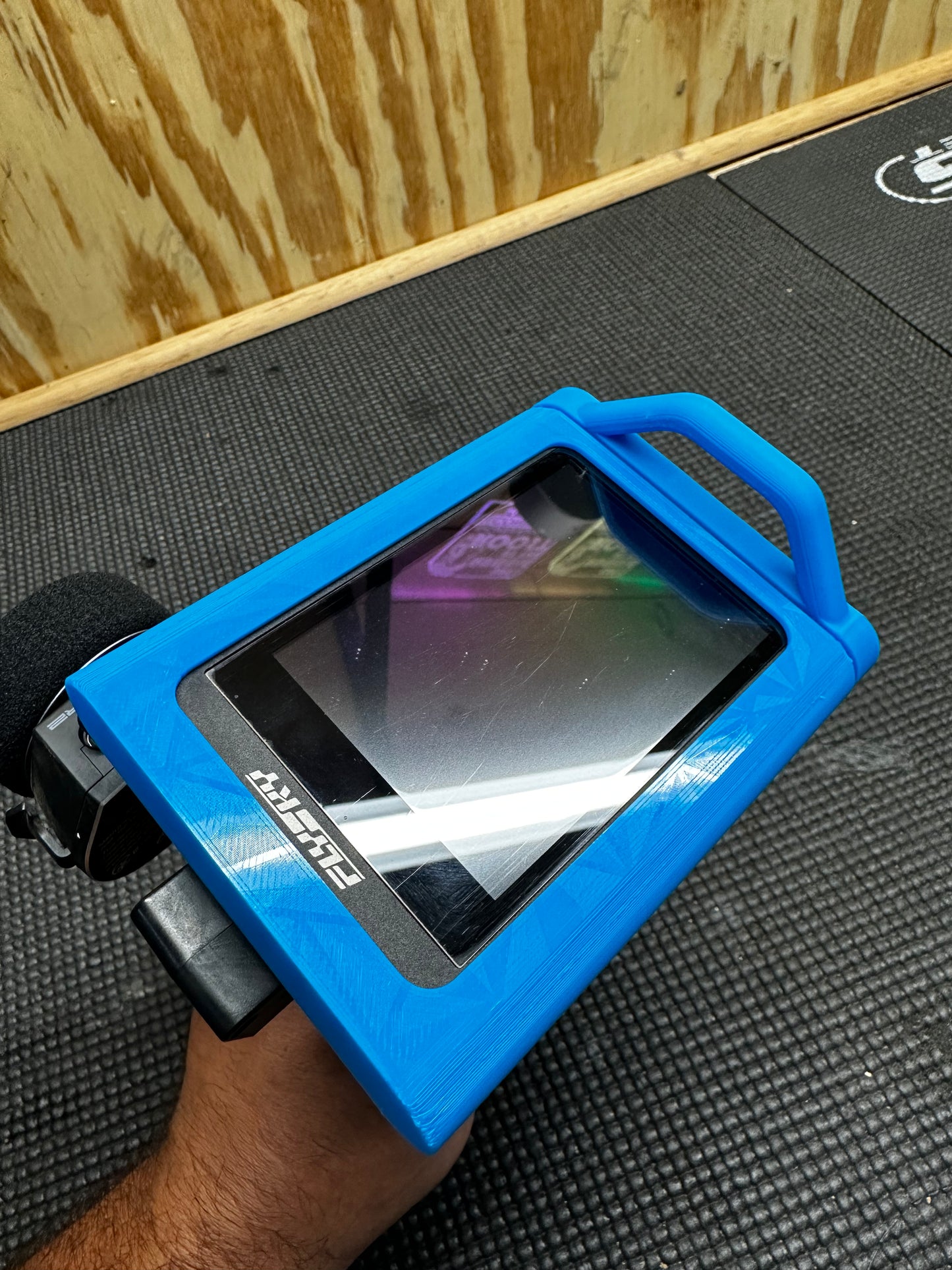 Flysky noble nb4/nb4+ protective case with lanyard hook.    And matching battery case